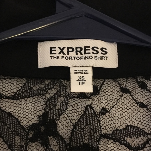 Express Lace Button-Up - Picture 2 of 2